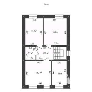 Дом 150м², 2-этажный, участок 7 сот.