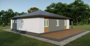 Дом 150м², 1-этажный, участок 6 сот.