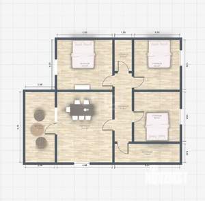 Дом 100м², 2-этажный, участок 6 сот.