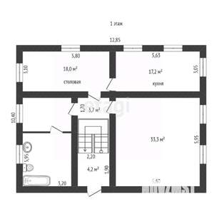 Дом 290м², 3-этажный, участок 6 сот.