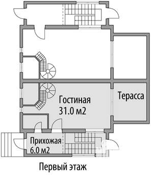 Таунхаус 115м², 3-этажный, участок 3 сот.