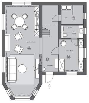 Коттедж 168м², 2-этажный, участок 10 сот.