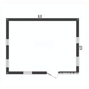 Дом 48м², 1-этажный, участок 8 сот.