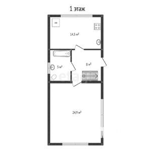 Дом 146м², 2-этажный, участок 6 сот.