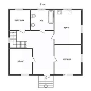 Дом 202м², 2-этажный, участок 15 сот.