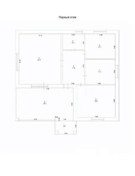 Дом 125м², 1-этажный, участок 6 сот.