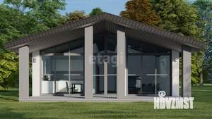 Дом 60м², 1-этажный, участок 6 сот.