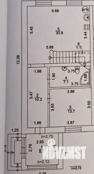Таунхаус 104м², 2-этажный, участок 6 сот.