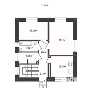 Дом 136м², 2-этажный, участок 21 сот.