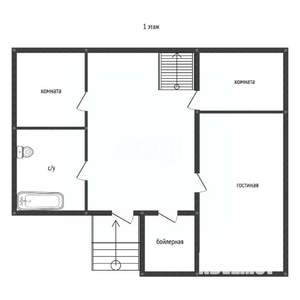 Дом 165м², 2-этажный, участок 6 сот.  