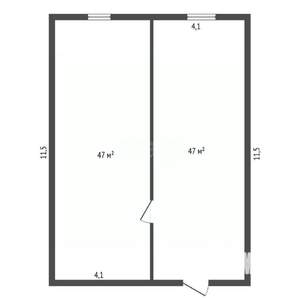 Дом 94м&sup2;, 1-этажный, участок 23 сот.  