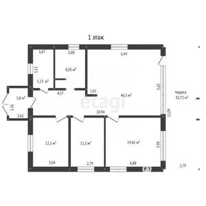 Дом 240м², 2-этажный, участок 13 сот.  