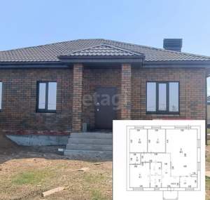 Дом 115м², 1-этажный, участок 6 сот.  