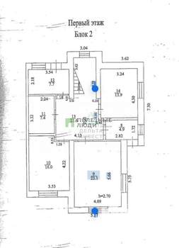 Дом 184м², 2-этажный, участок 8 сот.  