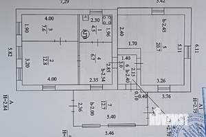 Дом 55м², 1-этажный, участок 10 сот.  