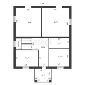 Дом 175м², 2-этажный, участок 8 сот.  
