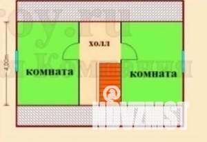Дом 100м², 2-этажный, участок 6 сот.  