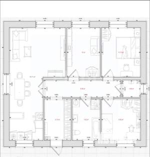 Коттедж 100м², 2-этажный, участок 6 сот.  
