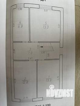 Дом 118м², 2-этажный, участок 8 сот.  