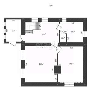 Дом 160м², 2-этажный, участок 7 сот.  