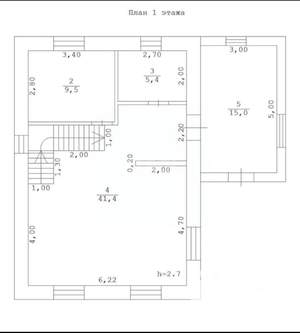 Дом 126м², 2-этажный, участок 8 сот.  