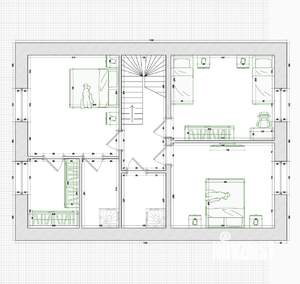 Дом 140м², 2-этажный, участок 7 сот.  