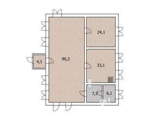 Дом 317м², 2-этажный, участок 8 сот.  