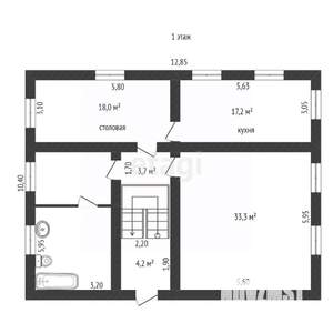 Дом 290м², 3-этажный, участок 6 сот.  