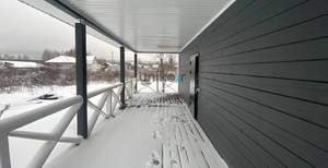 Дом 95м&sup2;, 1-этажный, участок 8 сот.  