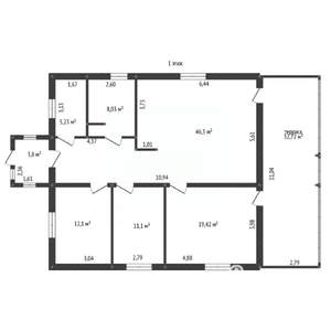 Дом 209м&sup2;, 2-этажный, участок 11 сот.  