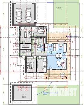 Коттедж 190м², 1-этажный, участок 7 сот.  