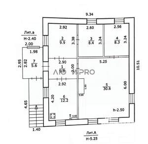 Дом 195м², 2-этажный, участок 10 сот.  