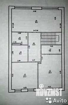 Дом 240м², 2-этажный, участок 8 сот.  