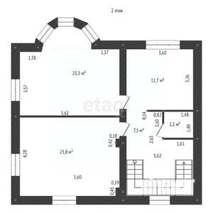 Дом 200м², 2-этажный, участок 15 сот.  