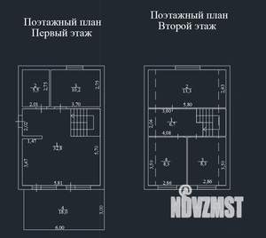 Дом 115м², 2-этажный, участок 4 сот.  