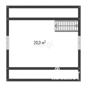 Дом 68м², 2-этажный, участок 1 сот.  