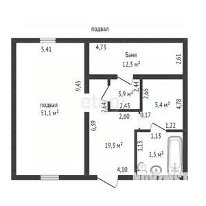 Дом 240м², 2-этажный, участок 9 сот.  
