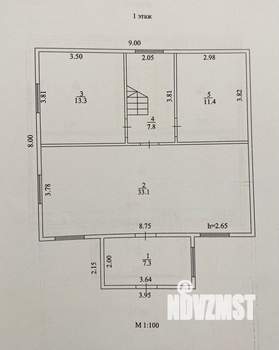 Дом 150м², 2-этажный, участок 7 сот.  