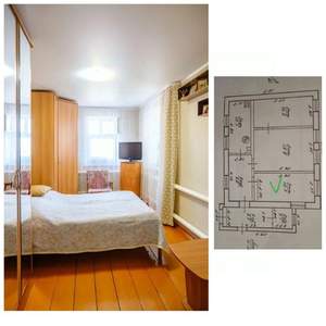 Коттедж 77м&sup2;, 1-этажный, участок 5 сот.  