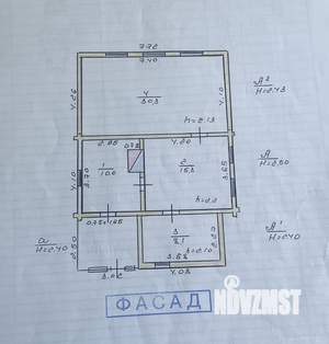 Дом 65м&sup2;, 1-этажный, участок 4 сот.  