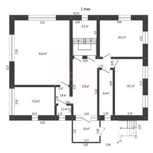 Дом 442м&sup2;, 3-этажный, участок 12 сот.  