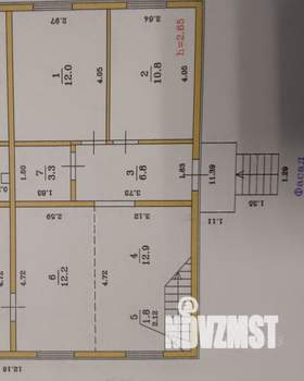 Таунхаус 110м&sup2;, 2-этажный, участок 3 сот.  