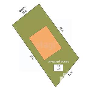 Дом 238м², 1-этажный, участок 8 сот.  