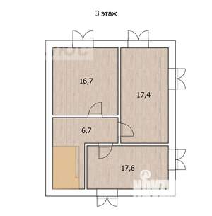 Дача 184м², 3-этажный, участок 8 сот.  