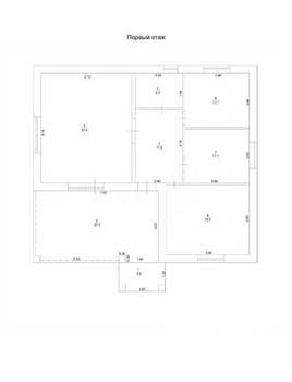 Дом 125м², 1-этажный, участок 6 сот.  