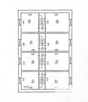 Таунхаус 47м², 2-этажный, участок 3 сот.  