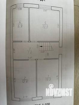 Дом 118м², 2-этажный, участок 8 сот.  
