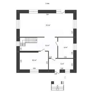 Дом 118м², 2-этажный, участок 6 сот.  