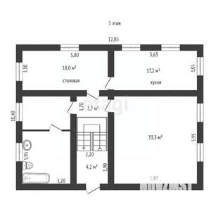 Дом 290м&sup2;, 3-этажный, участок 6 сот.  