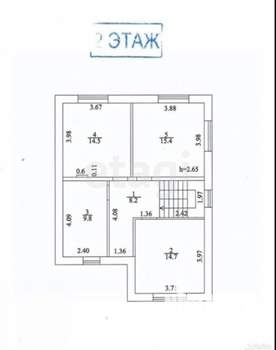 Дом 145м², 2-этажный, участок 6 сот.  